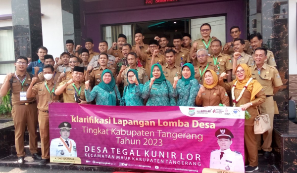 Desa Tegal Kunir Lor Juara Lomba Desa Se-Tingkat Kabupaten Tangerang Tahun 2023